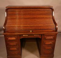 Good Oak Roll Top Desk by Maples London (4 of 12) Good Oak Roll Top Desk by Maples London (4 of 12)