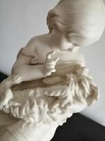 Copeland parian figure group "Go to Sleep" (7 of 7) Copeland parian figure group "Go to Sleep" (7 of 7)