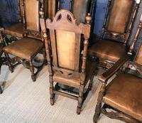 Quality Set of Eight Carolean Style Oak Dining Chairs (21 of 22) Quality Set of Eight Carolean Style Oak Dining Chairs (21 of 22)