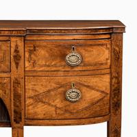 George III breakfront yew-wood inlaid mahogany sideboard (2 of 10) George III breakfront yew-wood inlaid mahogany sideboard (2 of 10)