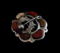 Antique Scottish silver and agate brooch, Amethyst thistle (4 of 10) Antique Scottish silver and agate brooch, Amethyst thistle (4 of 10)