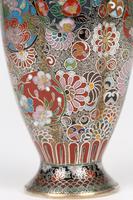 Oriental, Chinese / Japanese Exceptional Silver Metal Cloisonne Vase (17 of 25) Oriental, Chinese / Japanese Exceptional Silver Metal Cloisonne Vase (17 of 25)