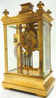 Antique French Table Regulator with Compensating Pendulum 8 Day 4 Glass Mantel Clock (5 of 12) Antique French Table Regulator with Compensating Pendulum 8 Day 4 Glass Mantel Clock (5 of 12)