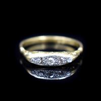 Antique Old Cut Diamond Five Stone 18ct Gold Scroll Ring (6 of 10) Antique Old Cut Diamond Five Stone 18ct Gold Scroll Ring (6 of 10)