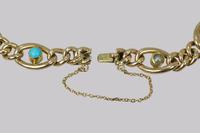 Antique 15ct Gold Turquoise & Pearl Curb Link Bracelet Victorian Bracelet c.1880 (6 of 10) Antique 15ct Gold Turquoise & Pearl Curb Link Bracelet Victorian Bracelet c.1880 (6 of 10)