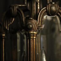 French Bronze Triple Light Antique Hall Lantern (5 of 10) French Bronze Triple Light Antique Hall Lantern (5 of 10)