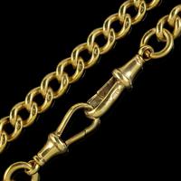 Antique Albert Chain Necklace Sterling Silver 18ct Gold Gilt Dated 1920 (7 of 9) Antique Albert Chain Necklace Sterling Silver 18ct Gold Gilt Dated 1920 (7 of 9)