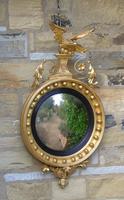 Outstanding Regency Giltwood Mirror With Eagle Crest (2 of 10) Outstanding Regency Giltwood Mirror With Eagle Crest (2 of 10)