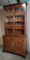 Georgian Style Mahogany and Satinwood Banded Bookcase (8 of 10) Georgian Style Mahogany and Satinwood Banded Bookcase (8 of 10)
