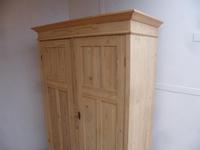 Panelled Antique Pine 2 Door Knockdown Wardrobe to wax / paint (2 of 10) Panelled Antique Pine 2 Door Knockdown Wardrobe to wax / paint (2 of 10)