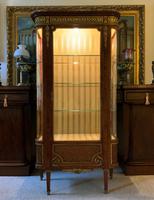 Exceptional 19th Century French Kingwood Parquetry Gilt Metal Vitrine Display Cabinet (2 of 17) Exceptional 19th Century French Kingwood Parquetry Gilt Metal Vitrine Display Cabinet (2 of 17)