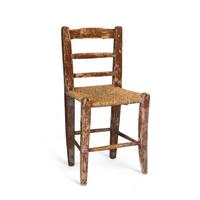 19th‑Century Irish Súgán Ash Chair with Plaited Straw Seat (1 of 8)