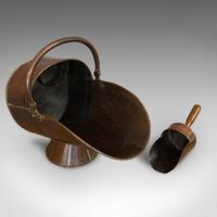 Antique Helmet Coal Scuttle, English, Copper, Fireside Bucket, Victorian, 1870 (9 of 11) Antique Helmet Coal Scuttle, English, Copper, Fireside Bucket, Victorian, 1870 (9 of 11)
