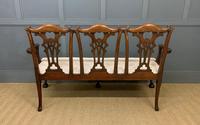 Mahogany Chippendale Style Triple Chair Back Settee (16 of 18) Mahogany Chippendale Style Triple Chair Back Settee (16 of 18)