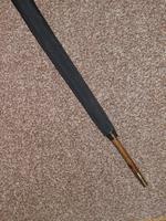 Antique Ladies Floral Black Canopy Umbrella W/Partridge Wood & Gold Plate Handle (6 of 15) Antique Ladies Floral Black Canopy Umbrella W/Partridge Wood & Gold Plate Handle (6 of 15)