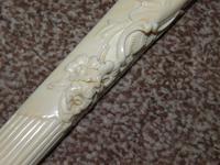 Antique Intricately Carved Floral Ivory Ladies Dress Cane - 92cm (11 of 18) Antique Intricately Carved Floral Ivory Ladies Dress Cane - 92cm (11 of 18)