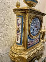 Fine Quality French Ormolu & Porcelain-mounted Mantel Clock by J.B. Delettrez (4 of 5) Fine Quality French Ormolu & Porcelain-mounted Mantel Clock by J.B. Delettrez (4 of 5)