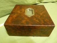 Amboyna Jewellery – Table Box. C1890 (8 of 10) Amboyna Jewellery – Table Box. C1890 (8 of 10)