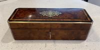 Victorian Burr Cedar Glove Box Cross Banded in Tulipwood (12 of 13) Victorian Burr Cedar Glove Box Cross Banded in Tulipwood (12 of 13)