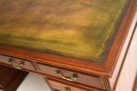 Large Antique Victorian Mahogany Pedestal Desk (10 of 12) Large Antique Victorian Mahogany Pedestal Desk (10 of 12)
