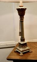 Pair of Shabby Crackle Painted Corinthian Column Lamps (6 of 12) Pair of Shabby Crackle Painted Corinthian Column Lamps (6 of 12)