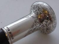 Walking Stick Cane 1921 Hallmarked Solid Silver Pommel Rosewood Shaft (8 of 11) Walking Stick Cane 1921 Hallmarked Solid Silver Pommel Rosewood Shaft (8 of 11)