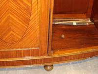 1900s Large 3 Door Satin Walnut Combination Wardrobe (7 of 7) 1900s Large 3 Door Satin Walnut Combination Wardrobe (7 of 7)