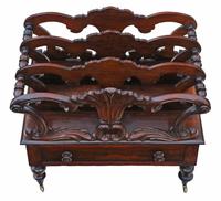 Regency Rosewood Canterbury Magazine Rack c.1820 (3 of 9) Regency Rosewood Canterbury Magazine Rack c.1820 (3 of 9)
