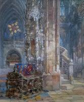 Sir Wyke Bayliss PRBA HRMS Rose Window Brussels Watercolour Painting (14 of 16) Sir Wyke Bayliss PRBA HRMS Rose Window Brussels Watercolour Painting (14 of 16)