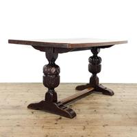 Antique Early 20th Century Oak Refectory Table (1 of 10)