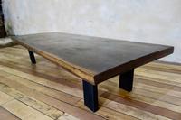 Large Scale 19th Century Hardwood Coffee - Low Table (5 of 12) Large Scale 19th Century Hardwood Coffee - Low Table (5 of 12)