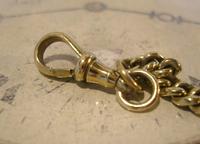 Antique Pocket Watch Chain 1870s Victorian Huge Brass Albert With T Bar & Fancy Mount (10 of 12) Antique Pocket Watch Chain 1870s Victorian Huge Brass Albert With T Bar & Fancy Mount (10 of 12)