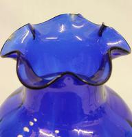 Large Late Victorian Bristol Blue Glass Vase (2 of 5) Large Late Victorian Bristol Blue Glass Vase (2 of 5)