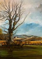 Large Magnificent Extensive Vintage Autumn Country Landscape Oil Painting (3 of 13) Large Magnificent Extensive Vintage Autumn Country Landscape Oil Painting (3 of 13)