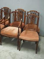 Set of 8 Hepplewhite Style Dining Chairs (10 of 11) Set of 8 Hepplewhite Style Dining Chairs (10 of 11)