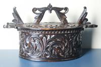 Scandinavian / Norwegian 'Folk Art' Baroque / Acanthus carved tine box c.1885 (7 of 53) Scandinavian / Norwegian 'Folk Art' Baroque / Acanthus carved tine box c.1885 (7 of 53)