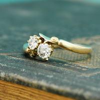 The Antique Old European Cut Diamond Toi Et Moi Ring (6 of 6) The Antique Old European Cut Diamond Toi Et Moi Ring (6 of 6)