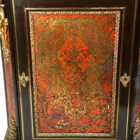 19th Century French Boulle Marquetry Pier Cabinet with Granite Top (2 of 3) 19th Century French Boulle Marquetry Pier Cabinet with Granite Top (2 of 3)