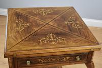 Victorian Rosewood Envelope Card Table (12 of 12) Victorian Rosewood Envelope Card Table (12 of 12)