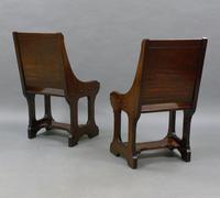 A Pair 19th Century Of Hall Chairs (3 of 6) A Pair 19th Century Of Hall Chairs (3 of 6)
