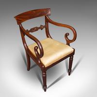 Antique Elbow Chair, English, Mahogany, Carver, Drop-in Seat, Regency c.1820 (7 of 12) Antique Elbow Chair, English, Mahogany, Carver, Drop-in Seat, Regency c.1820 (7 of 12)