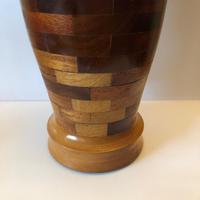Large Vintage Wooden Segment Table Lamp (3 of 6) Large Vintage Wooden Segment Table Lamp (3 of 6)