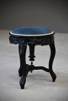 Ebonised Small Stool (4 of 12) Ebonised Small Stool (4 of 12)