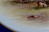 Royal Worcester Dish 1914 - Hand-painted Lowland Cattle by John Stinton, (8 of 9) Royal Worcester Dish 1914 - Hand-painted Lowland Cattle by John Stinton, (8 of 9)