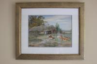 Antique Original Watercolour - Cows Resting - Charles James Adams c.1900 (9 of 9) Antique Original Watercolour - Cows Resting - Charles James Adams c.1900 (9 of 9)