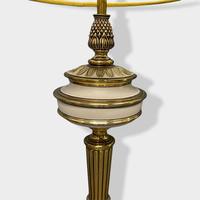 Pair of Enamel & Brass Lamps (4 of 6) Pair of Enamel & Brass Lamps (4 of 6)