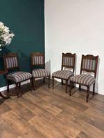 Set of Four Late Victorian / Edwardian Dining Chairs