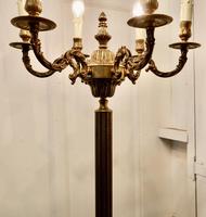 Rococo Gilt Brass Candelabra 6 Branch Floor Lamp, Standard Lamp (6 of 8) Rococo Gilt Brass Candelabra 6 Branch Floor Lamp, Standard Lamp (6 of 8)