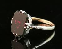 Vintage Art Deco Bloodstone Ring, 9ct Gold & Silver (9 of 12) Vintage Art Deco Bloodstone Ring, 9ct Gold & Silver (9 of 12)