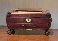 Fine Regency Leather Work Box (6 of 14) Fine Regency Leather Work Box (6 of 14)